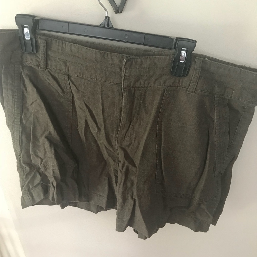 Dark green shorts